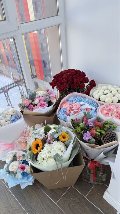 б/у букеты свежие