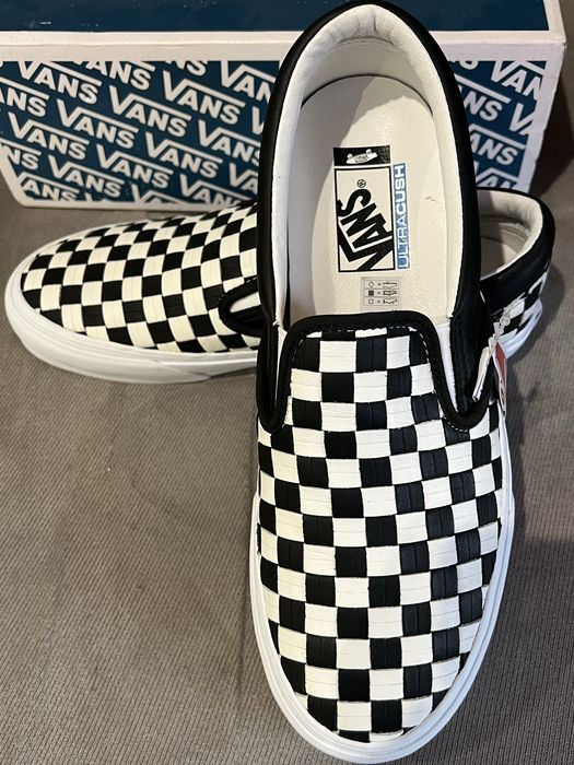 Чисто нови Vans Vault OG Slip On lx Leather Woven размер 43