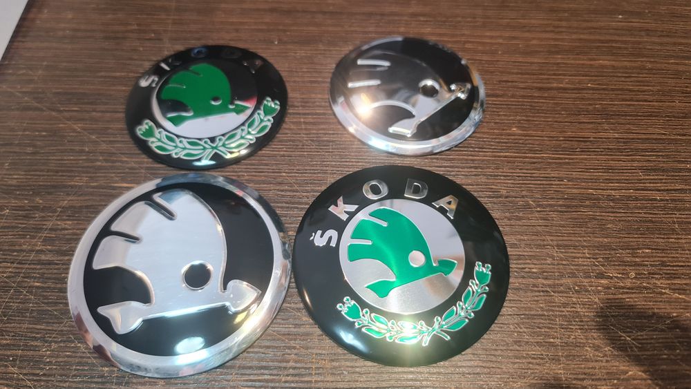 Емблема за капачки на джанти на Шкода Skoda