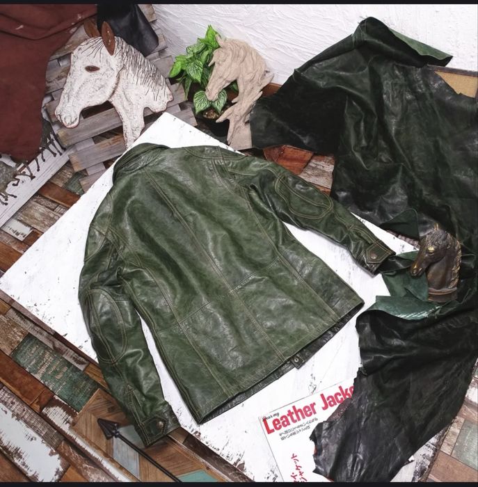 Кожанная куртка мужская