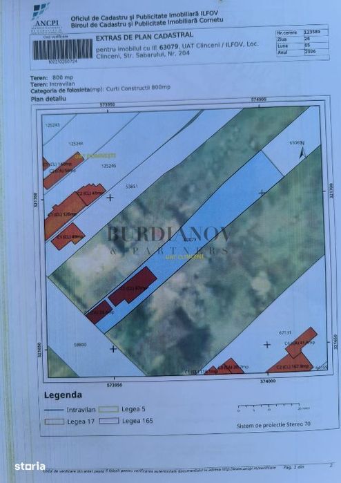 Teren intravilan 2.500 mp cu potențial rezidențial – Clinceni