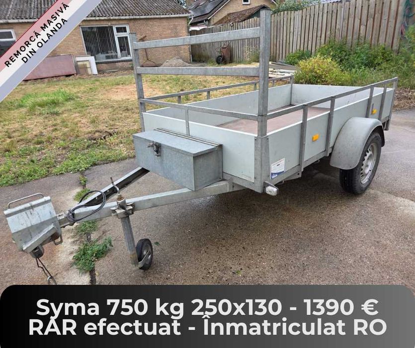 Remorci din Olanda de la 750 kg pana la 2700 kg - Citeste descrierea!