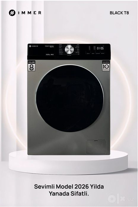 Ziffler immerdan 8 kg kir yuvish mashinasi