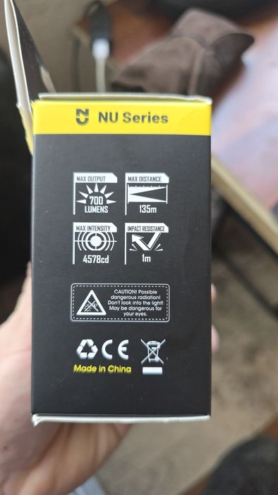 Lanterna frontala nitecore nu33