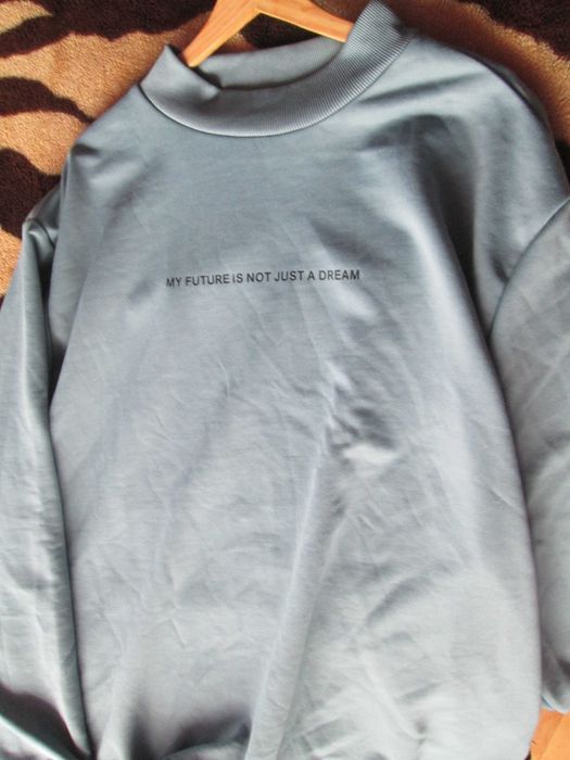 bluza sport Shein cu mesaj   extralarge