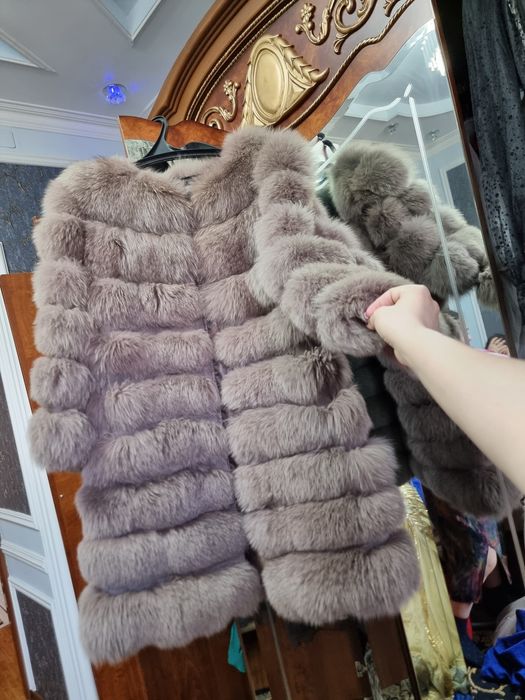 Роскошная шуба-трансформер 4 в 1 из натурального песца