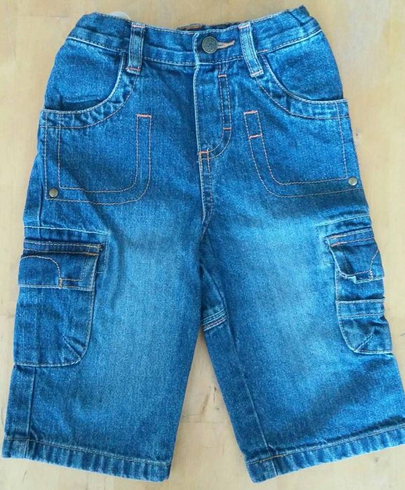 Лот бебешки дънкови дрехи за момиче, 2-3 месеца