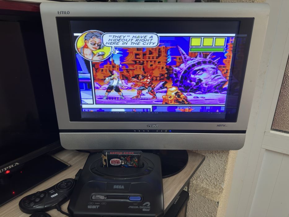 Sega Mega Drive 2 из 90х большая плата !