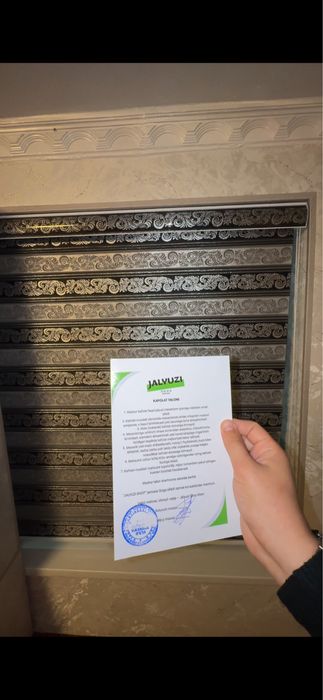 Жалюзи кафолати билан !