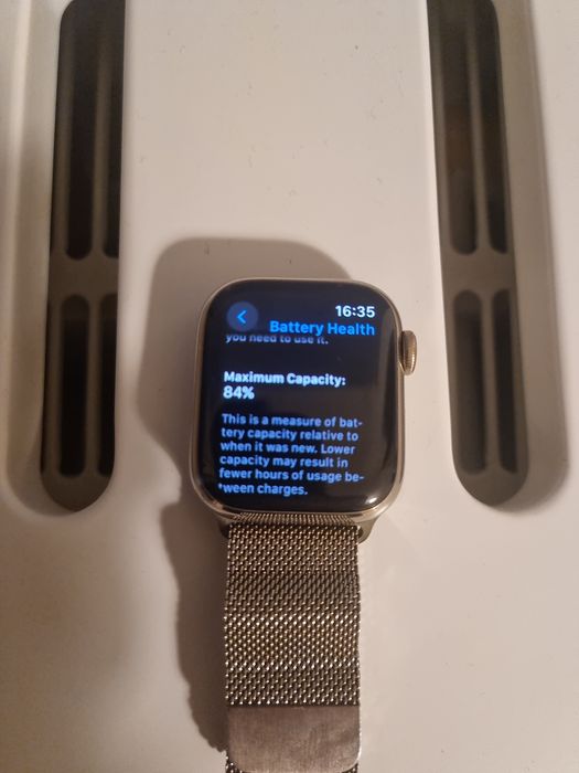 Apple watch serie 7 41mm gold stainless celular