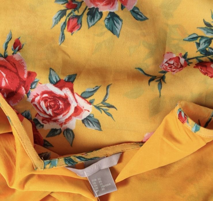 Красива рокля на цветя H&M