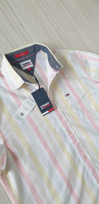Tommy Hilfiger Pique Cotton Classic Fit / M ОРИГИНАЛ! НОВО! Мъжка Риза