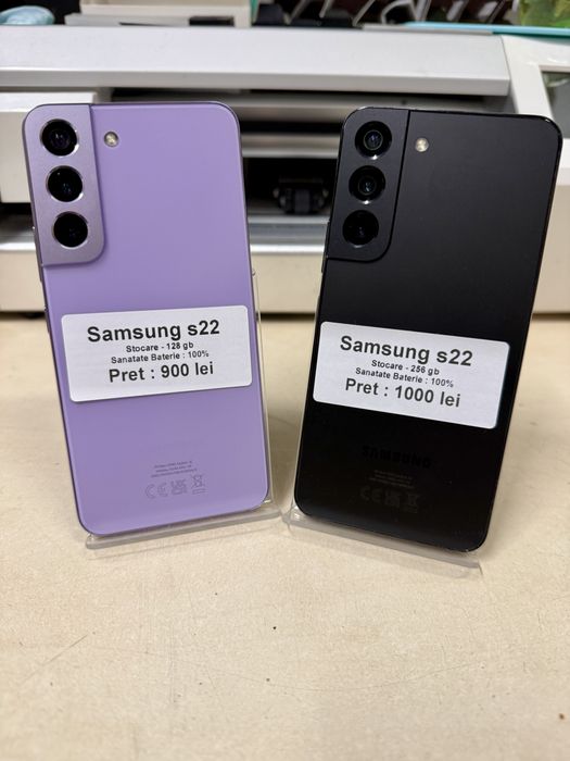 Samsung s22 / 128 gb / 100% baterie / garantie