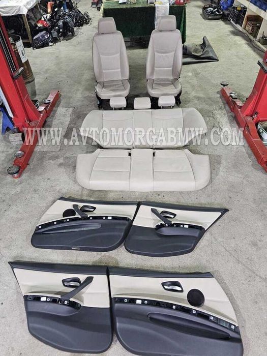 БМВ Е90 3 серия Кожен салон с подгрев БМВ BMW E90