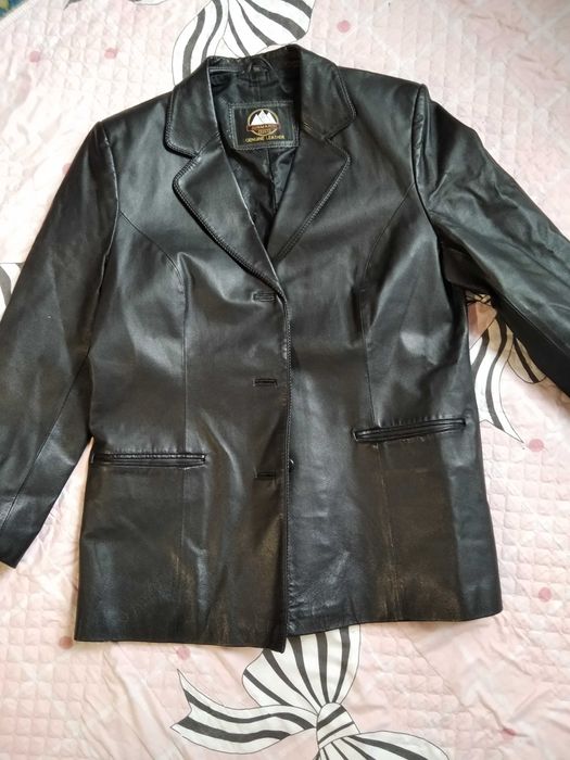 Пиджак из нат.кожи 5xl