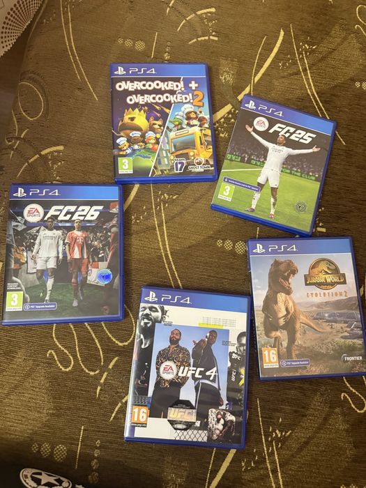PS4 с 5 игри.