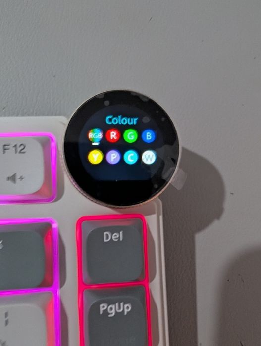 Tastatură Mecanică Low-Profile Royal Kludge RK N80, Ecran Smart, RGB, Tri-mode