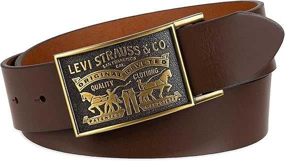 Ремень из натуральной кожи Levi's Leather Jean Belt! Новый с бирками!