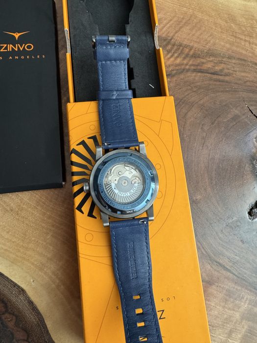 Автоматичен часовник Zinvo Blade Alpha Analogue Blue