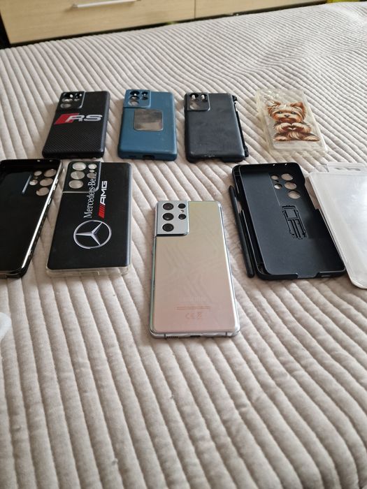 Перфектен Samsung S21 ultra 12gb ram / 256gb rom
