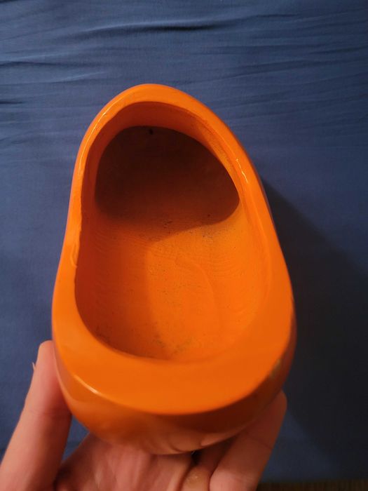 Дървена рекламна обувка