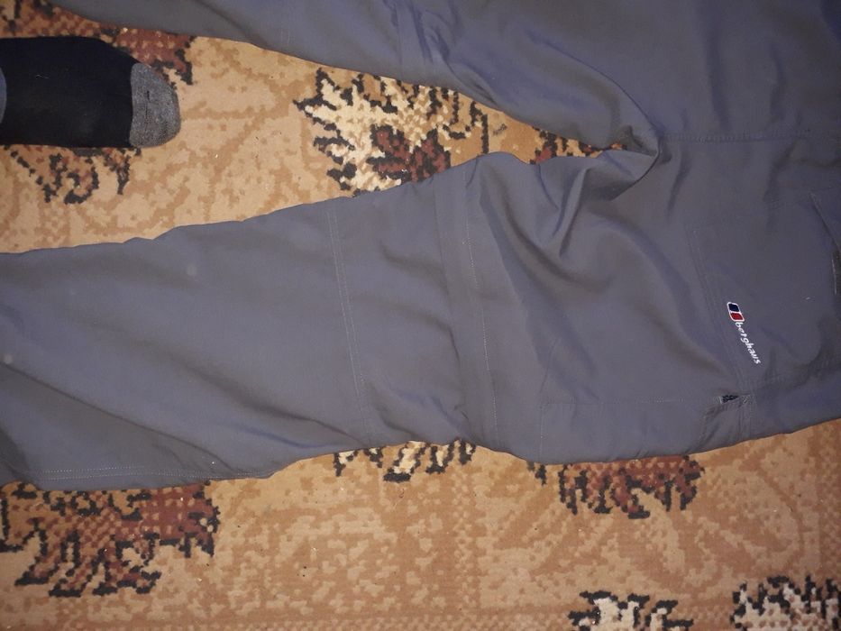 pantaloni drumetie gri verzui