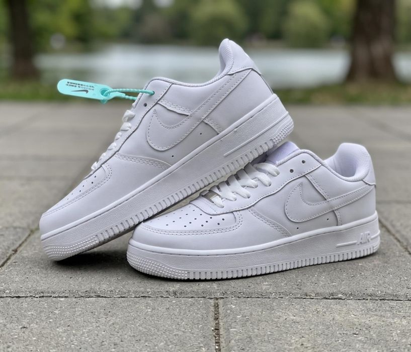 Adidasi Nike Air Force 1 White Alb - Unisex