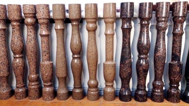 Балясины  гранитные , травертиновые , перила