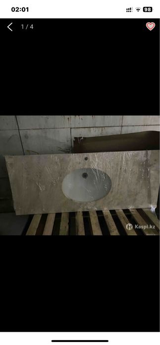 Раковина камень цвет бежовый