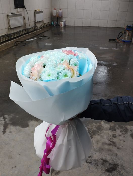 Цветы , букет . 4000