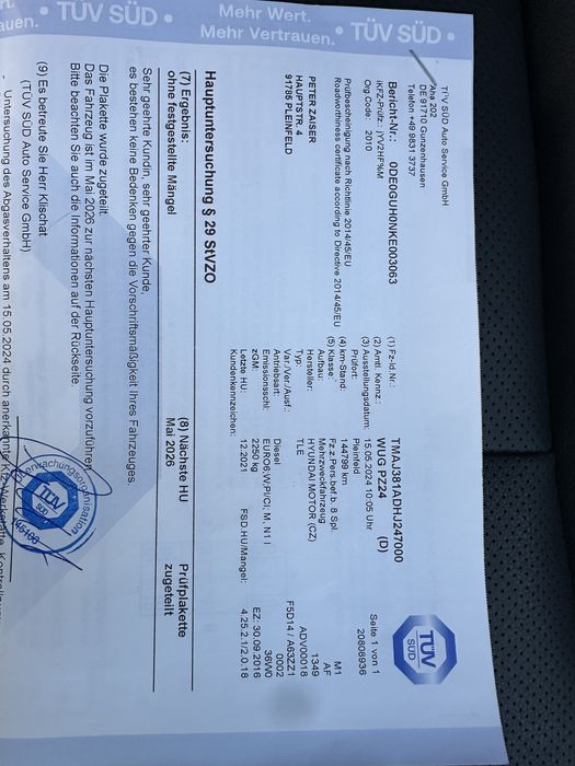 Hyundai Tucson 2016 4X4  162000 Km