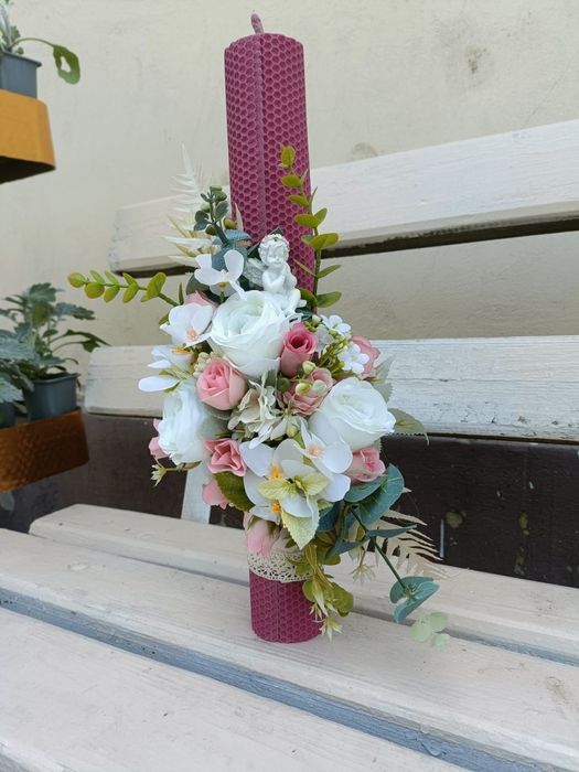 Vând lumânăre botez fetita