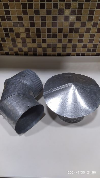 Отвод и зонт для димахода.