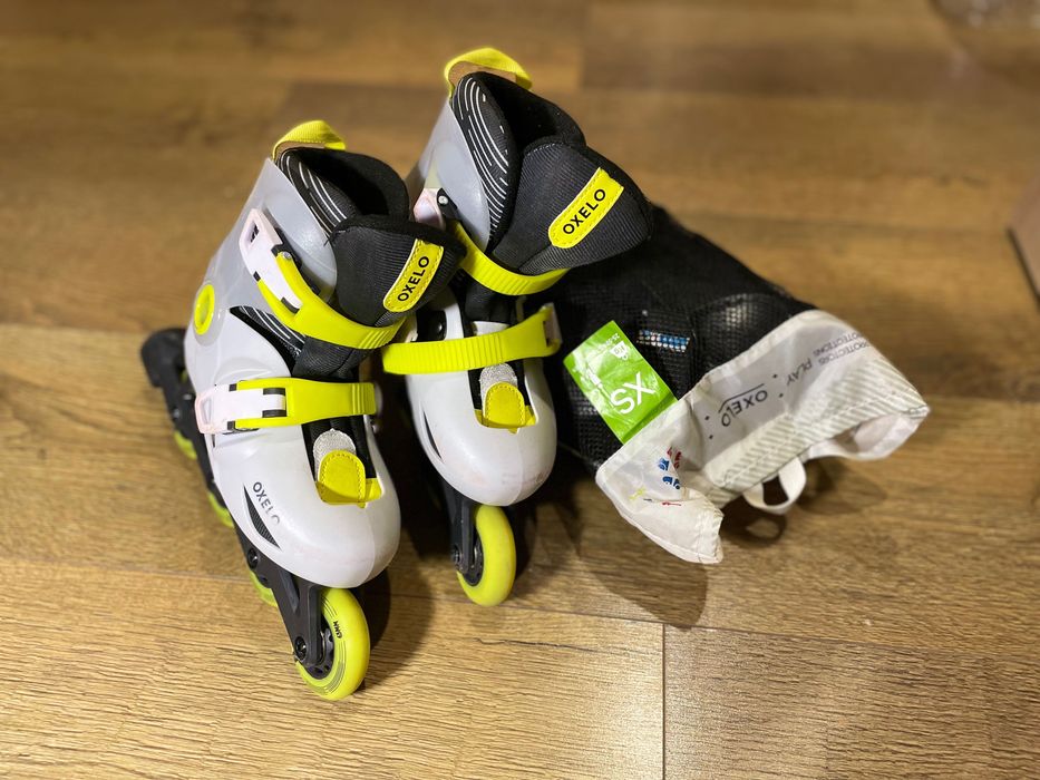 Role Oxelo copii + set protecție XS | Mărime 30-32