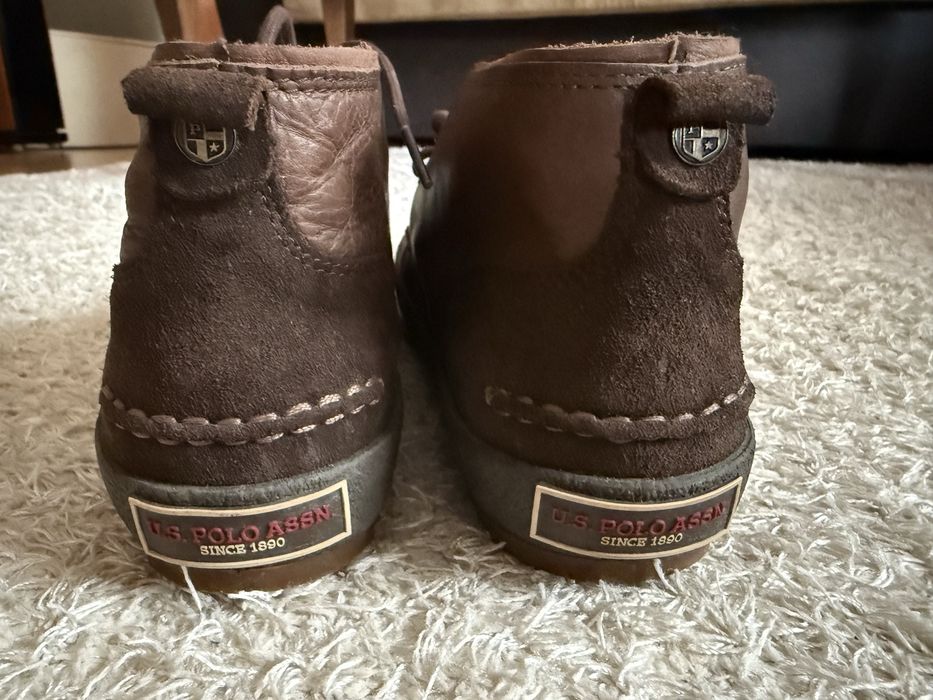 Сникърси оригинални U.S. Polo Assn от естествена кожа