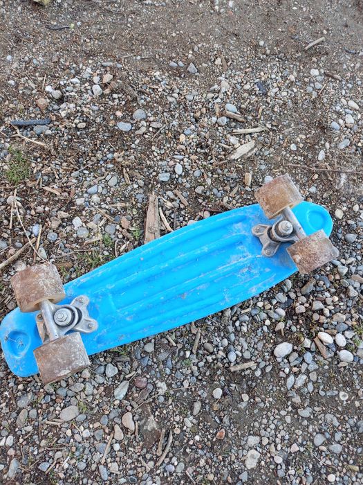 Скейтборд (пенни-борд) синий / Круизер