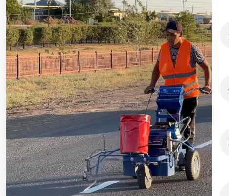 Дорожная-разметочная машина H495 (безвоздушная)