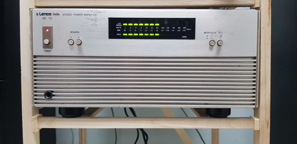 Lenco MI 70 putere MP preamplificator MT tuner linie rack colectie