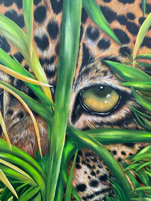 Картина. Леопард.