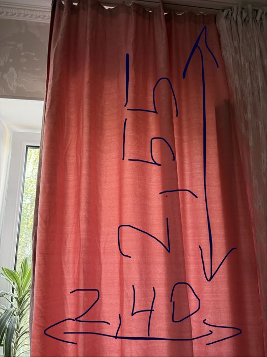 Продам штору и тюль