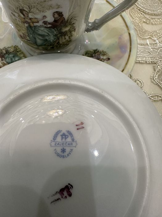 Чайный сервиз Мадонна Югославия 6 персон новый