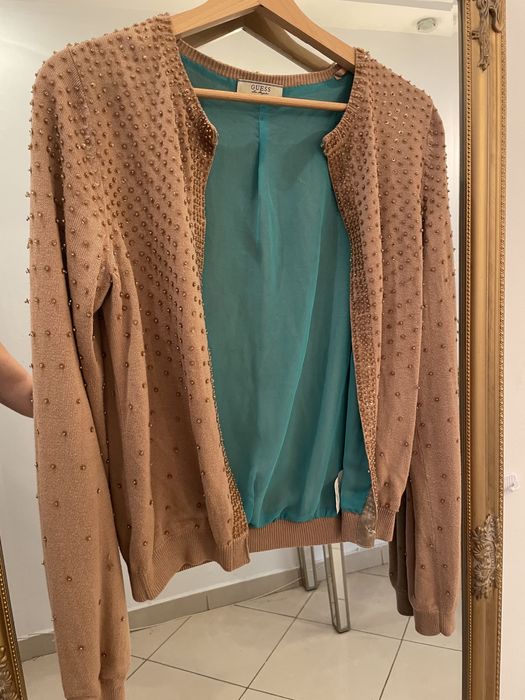 Pulover Guess cu paiete