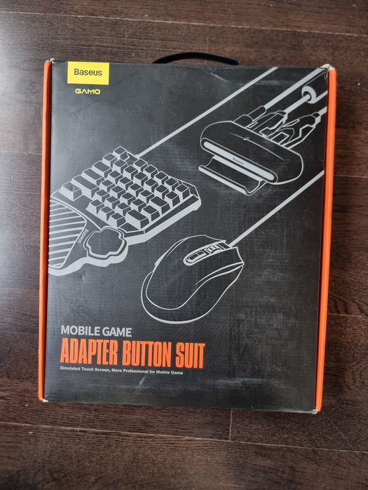 Baseus GAMO Mobile Gaming Keyboard & Mouse Hub - Black