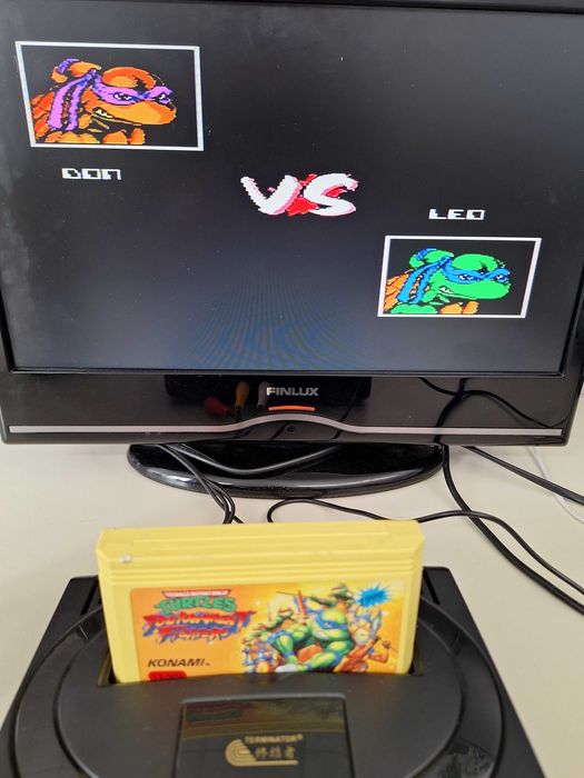 Turtles Tournament Fighters, caseta discheta clasica cu joc consola TV