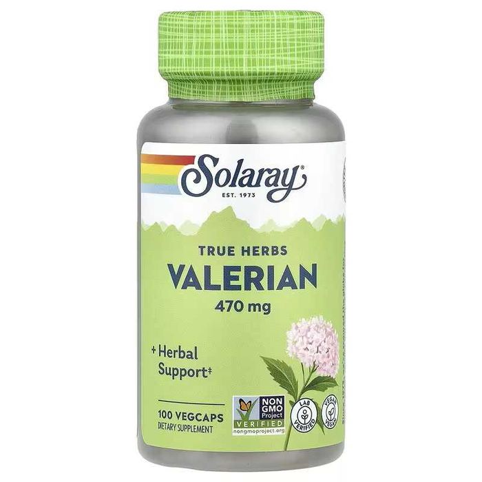 Solaray корень валерианы Valerian Root валериана Valerian валериана