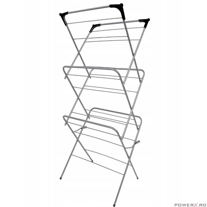 Uscator vertical pentru rufe, pliabil, extensibil, 150 cm, 20 m, Sepio