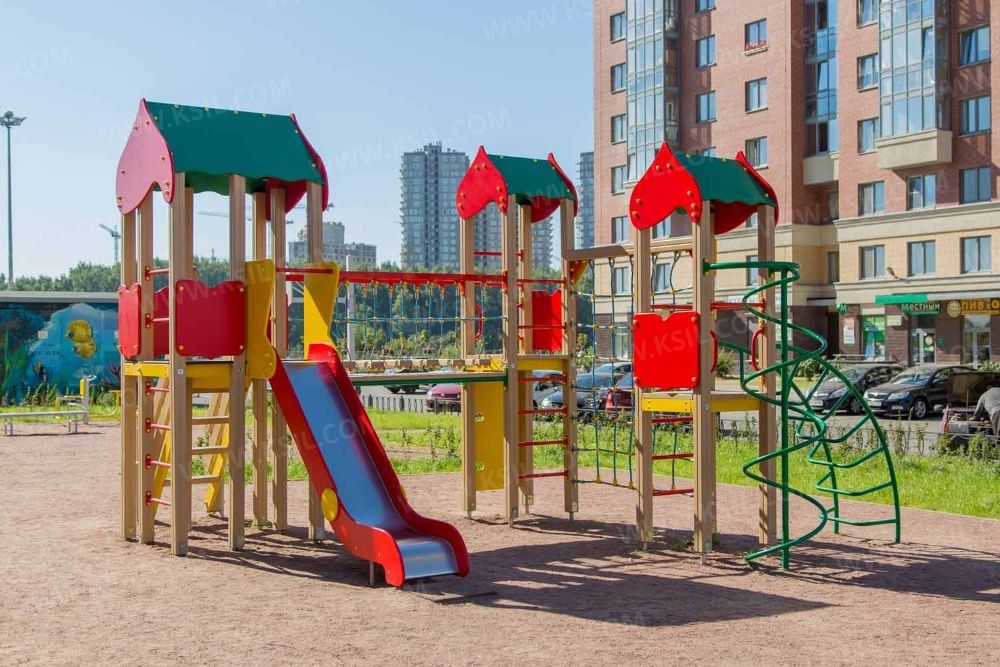 Детские площадки KSIL Болалар майдончаси лазы качели горки карусели