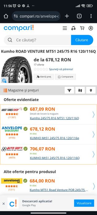 Cauciucuri 245/75 r16