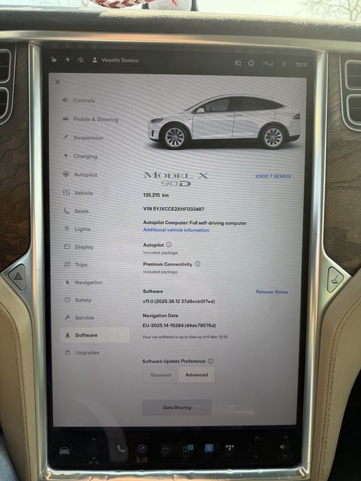 Tesla X 90D 4x4 2017 145k km
