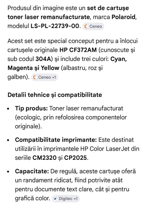 Cartuș de toner pentru diverse imprimante HP